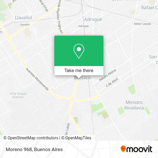 Moreno 968 map