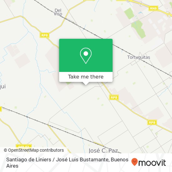 Santiago de Liniers / José Luis Bustamante map