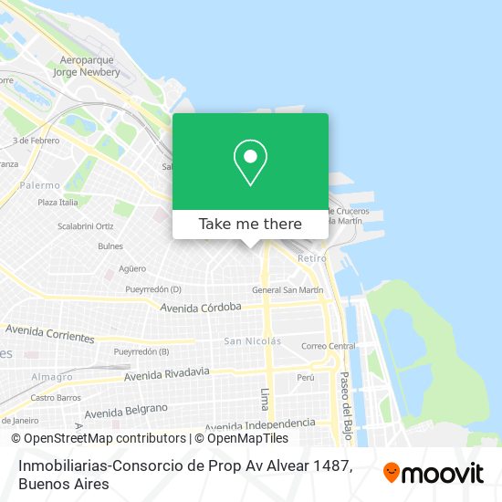 Inmobiliarias-Consorcio de Prop Av Alvear 1487 map