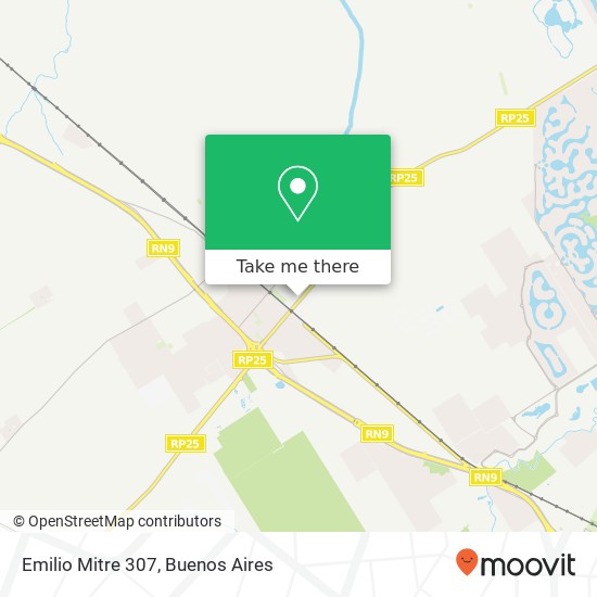 Emilio Mitre 307 map