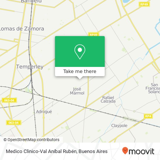 Medico Clinico-Val Aníbal Rubén map