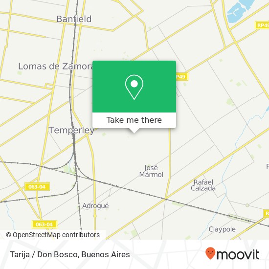 Mapa de Tarija / Don Bosco