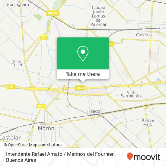 Mapa de Intendente Rafael Amato / Marinos del Fournier