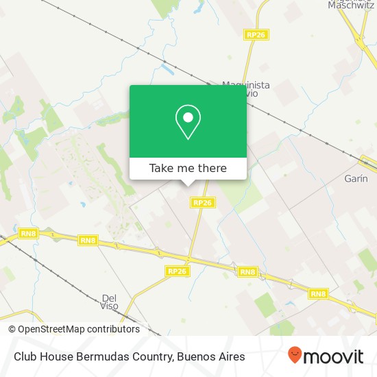 Club House Bermudas Country map