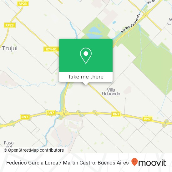 Federico García Lorca / Martín Castro map