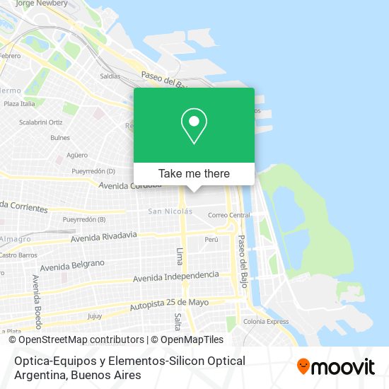 Mapa de Optica-Equipos y Elementos-Silicon Optical Argentina