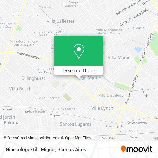 Mapa de Ginecologo-Tilli Miguel
