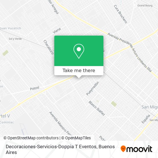 Decoraciones-Servicios-Doppia T Eventos map