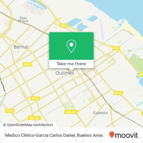 Medico Clinico-García Carlos Daniel map