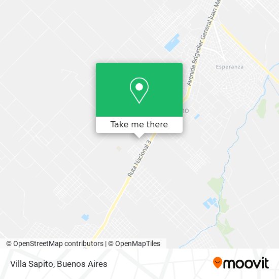 Villa Sapito map