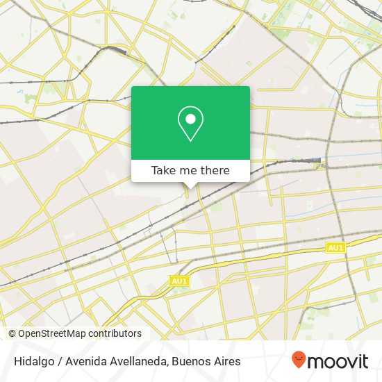 Hidalgo / Avenida Avellaneda map