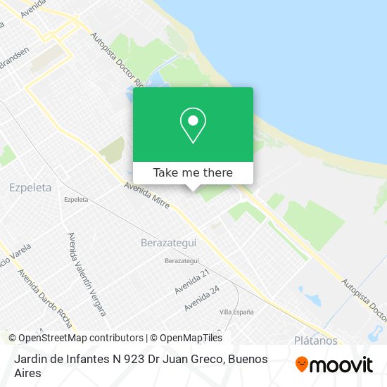 Jardin de Infantes N 923 Dr Juan Greco map