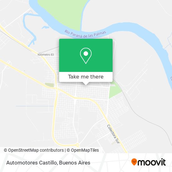 Automotores Castillo map