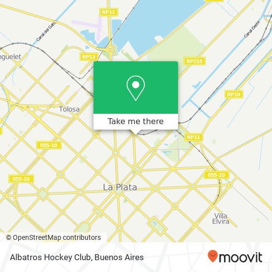 Mapa de Albatros Hockey Club