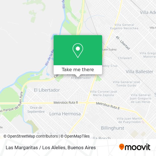 Las Margaritas / Los Alelíes map