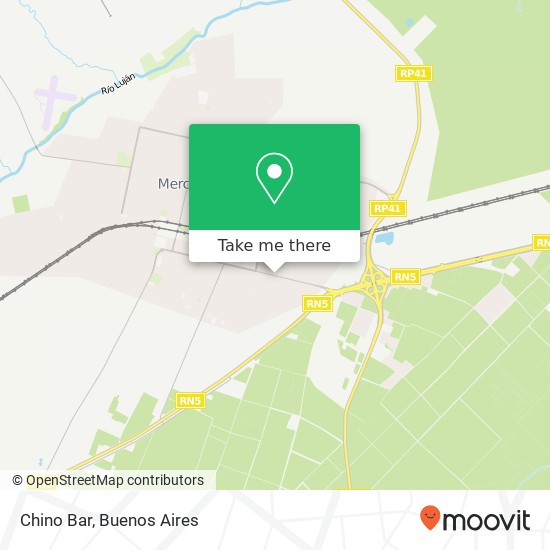 Chino Bar map