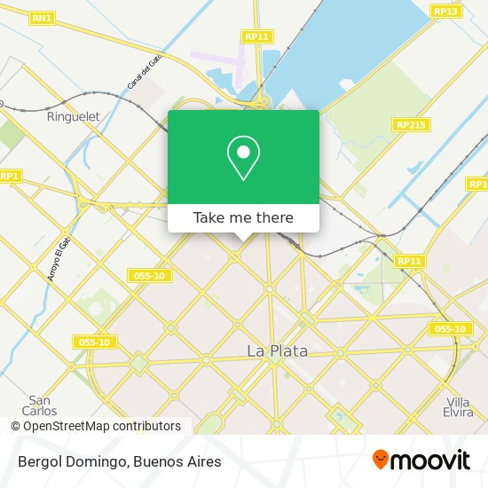 Bergol Domingo map