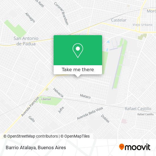 Barrio Atalaya map