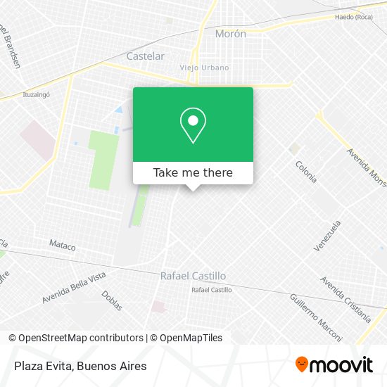 Mapa de Plaza Evita