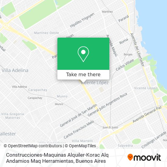 Construcciones-Maquinas Alquiler-Korac Alq Andamios Maq Herramientas map