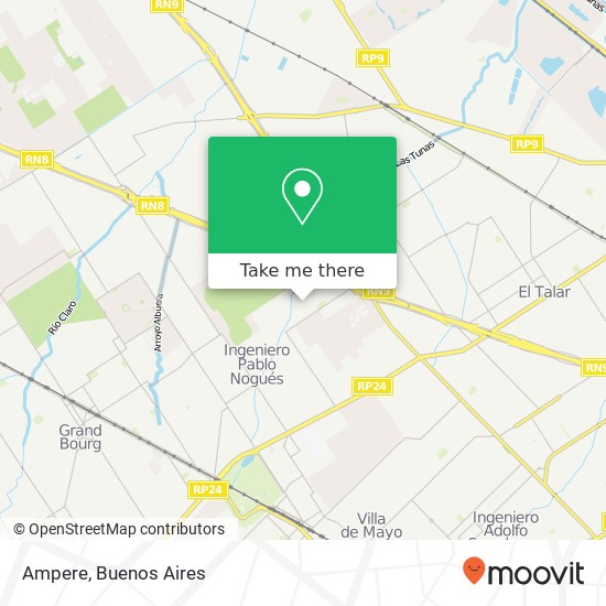 Ampere map