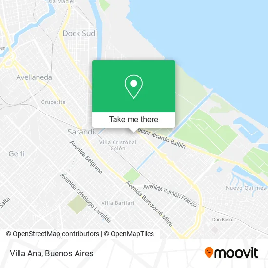 Mapa de Villa Ana