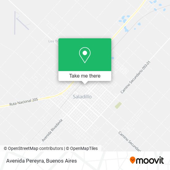Mapa de Avenida Pereyra