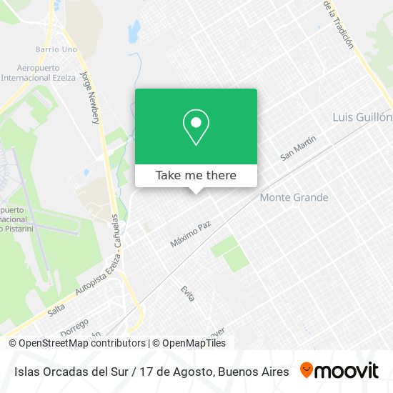 Islas Orcadas del Sur / 17 de Agosto map