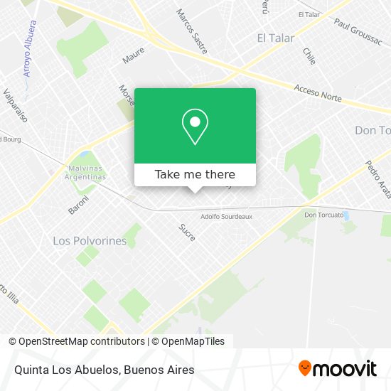 Quinta Los Abuelos map