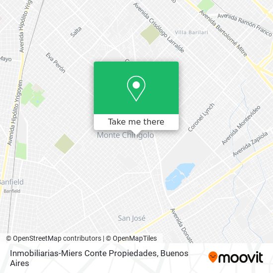 Inmobiliarias-Miers Conte Propiedades map