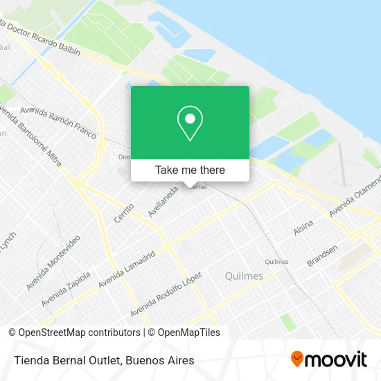 Mapa de Tienda Bernal Outlet