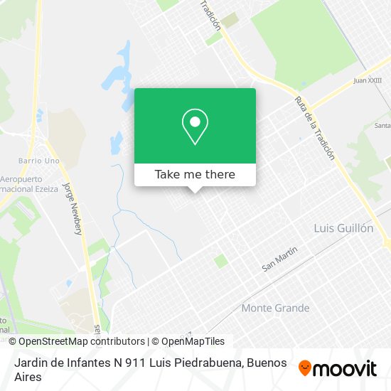 Jardin de Infantes N 911 Luis Piedrabuena map