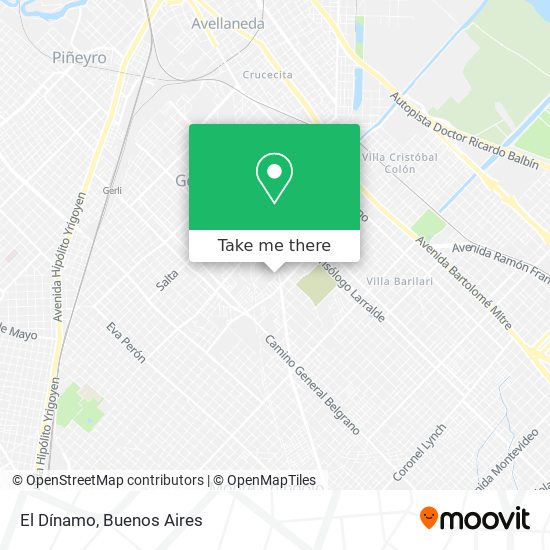 Mapa de El Dínamo
