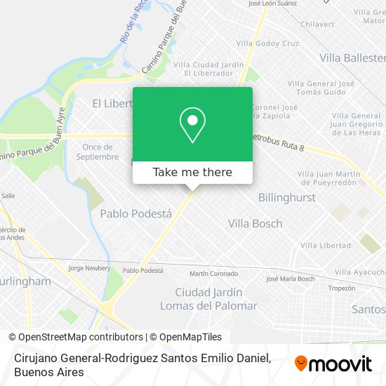 Cirujano General-Rodriguez Santos Emilio Daniel map