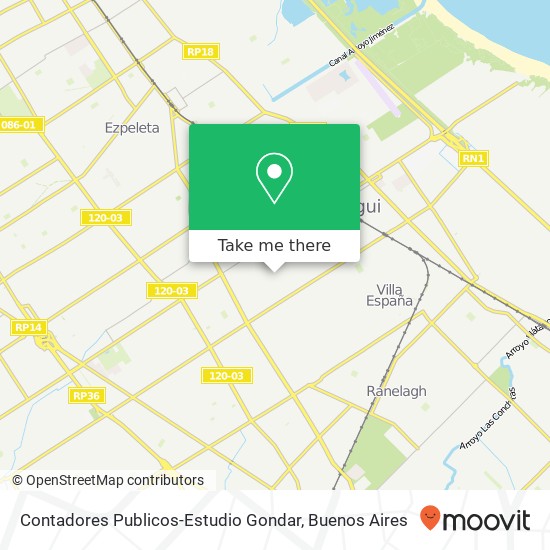 Contadores Publicos-Estudio Gondar map