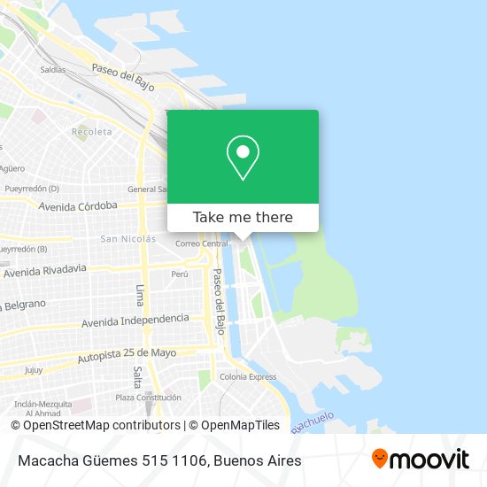 Mapa de Macacha Güemes 515 1106