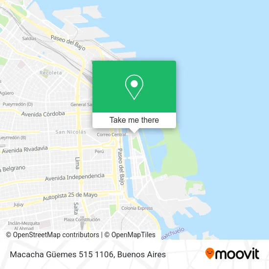 Macacha Güemes 515 1106 map