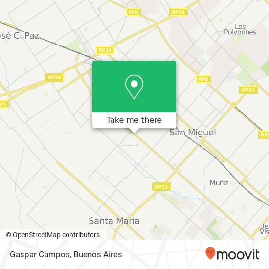 Gaspar Campos map