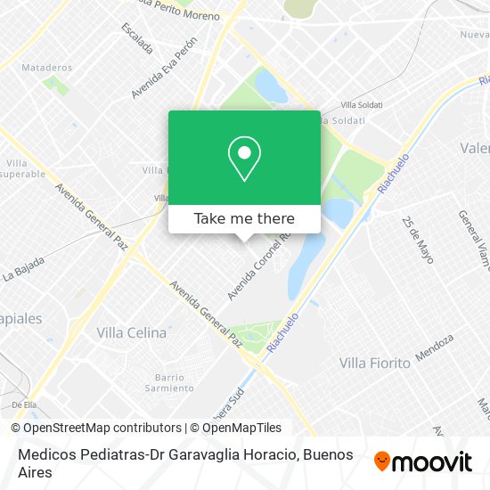 Medicos Pediatras-Dr Garavaglia Horacio map