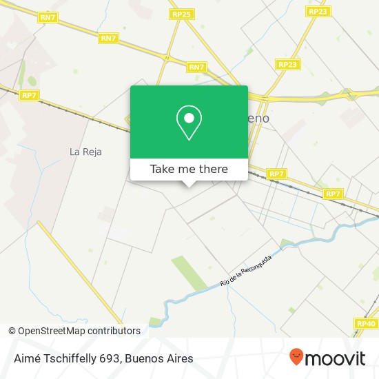 Aimé Tschiffelly 693 map