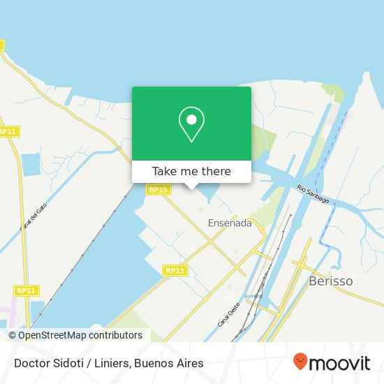 Doctor Sidoti / Liniers map