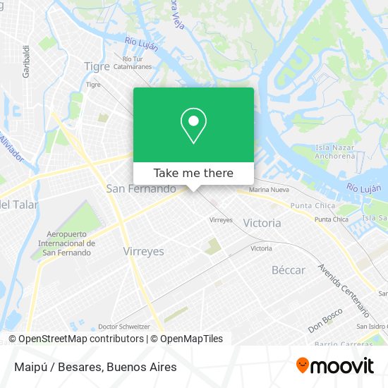 Maipú / Besares map