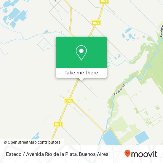 Esteco / Avenida Río de la Plata map