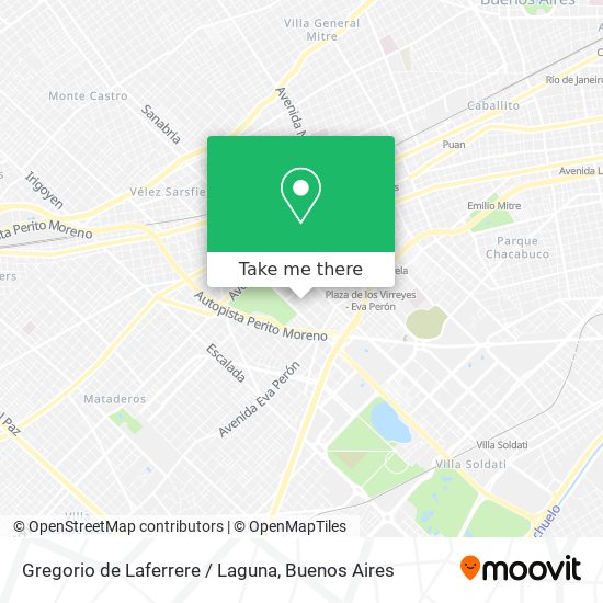 Gregorio de Laferrere / Laguna map