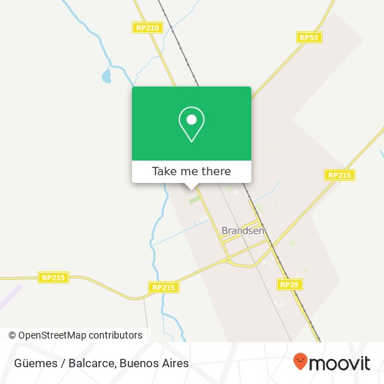 Güemes / Balcarce map