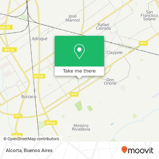 Alcorta map