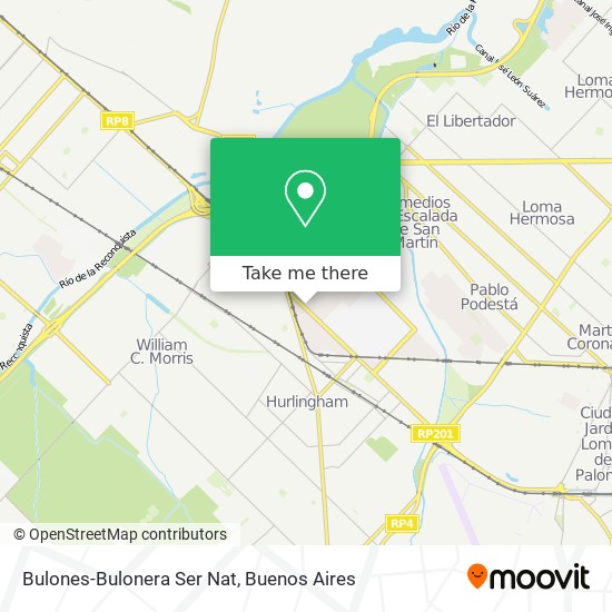 Bulones-Bulonera Ser Nat map