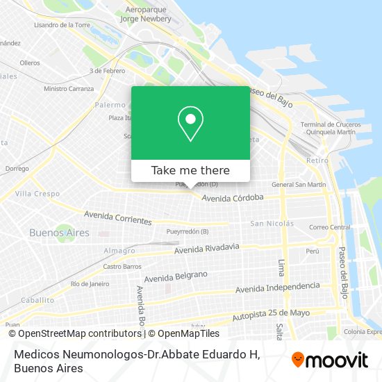 Mapa de Medicos Neumonologos-Dr.Abbate Eduardo H