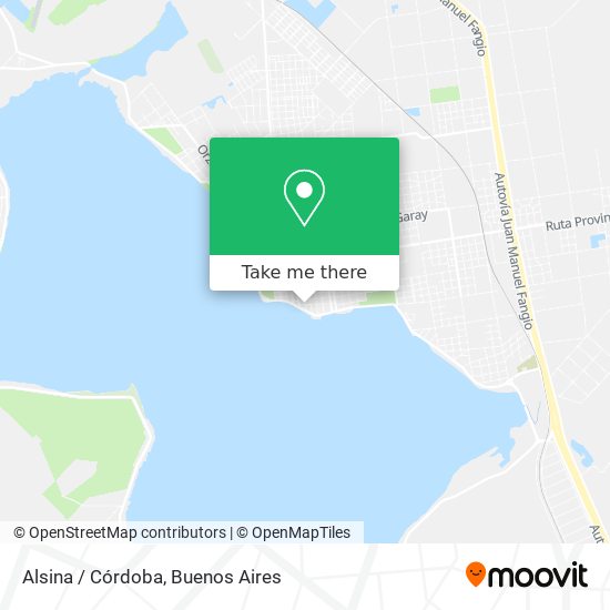 Alsina / Córdoba map