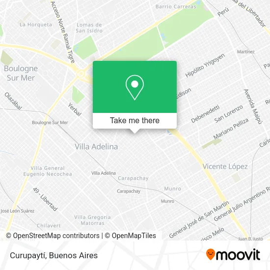Mapa de Curupaytí